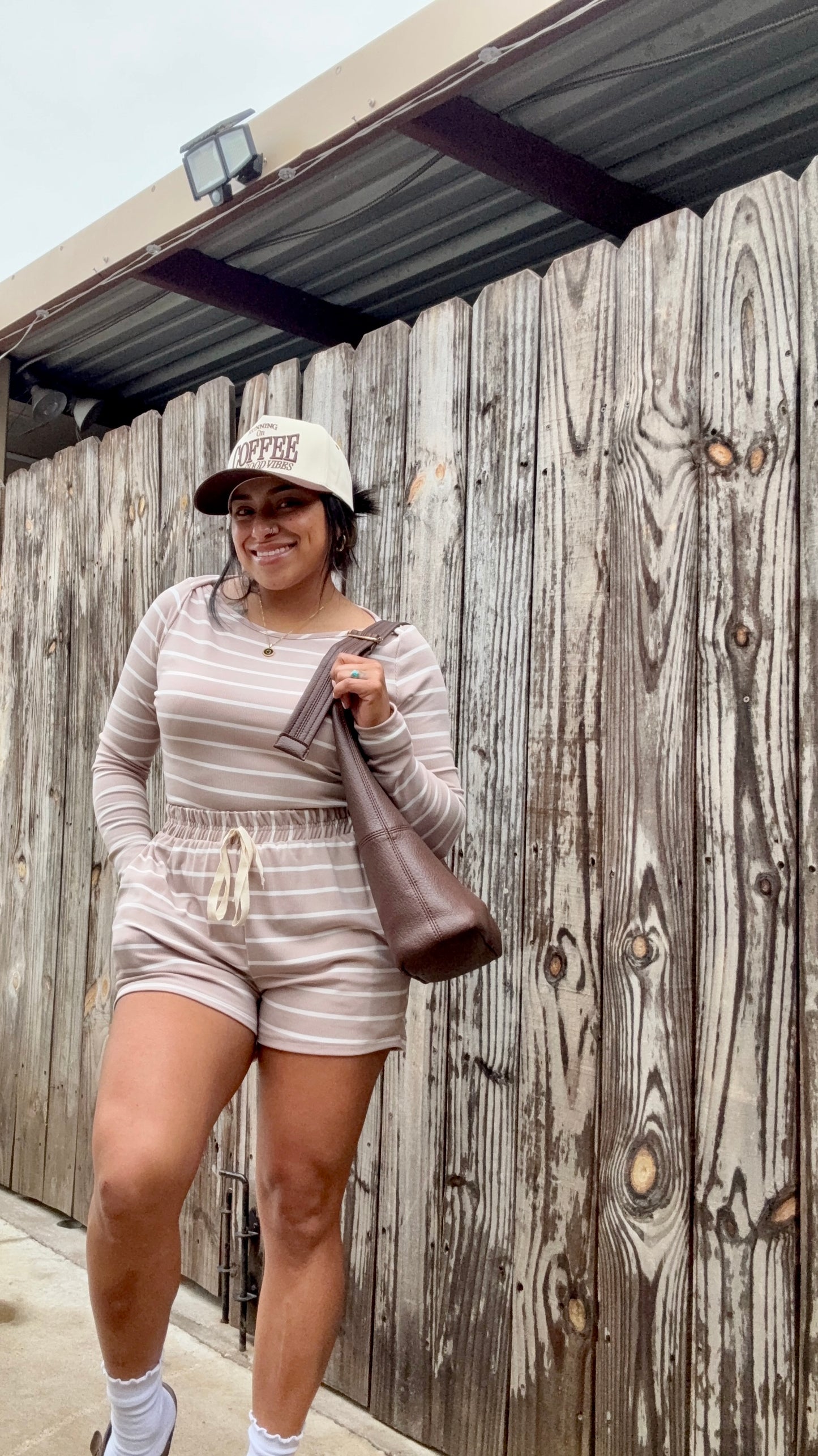 Oatmeal stripe set