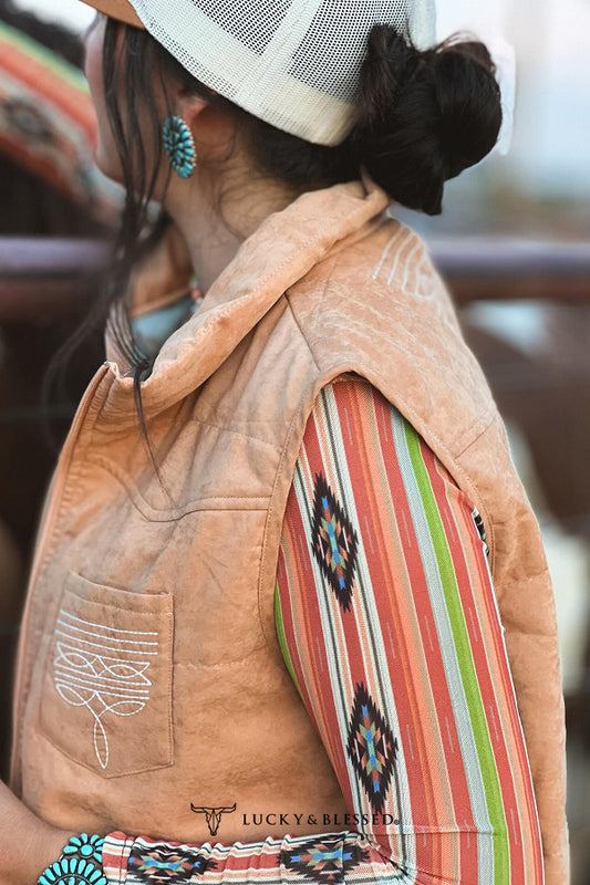 Puff Boot Stitch Vest