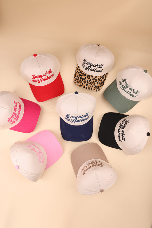 Sorry about my husband