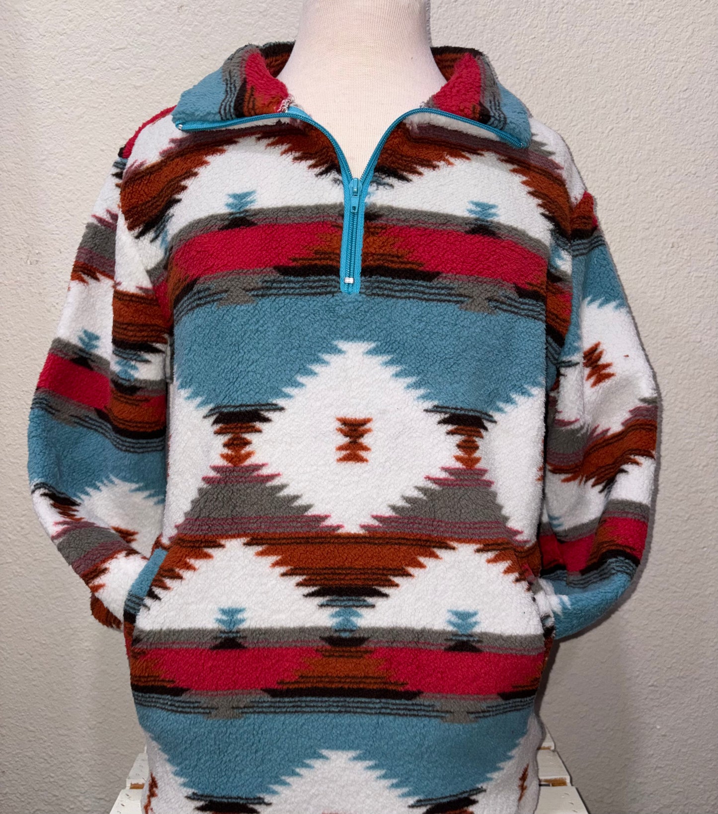 Aztec Sherpa Pullover